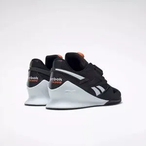 Men Reebok Legacy Lifter 3 Pump Weight Olympic Lifting Shoes Black White HR0428 Men Reebok Legacy Lifter 3 Pump Weight Olympic Lifting Shoes  main image 4